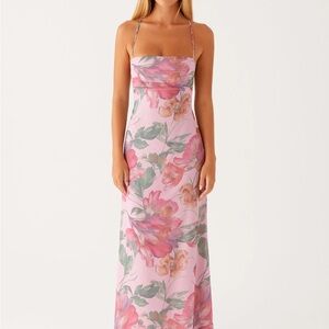 Peppermayo Peggy Maxi Dress - Pink Floral
